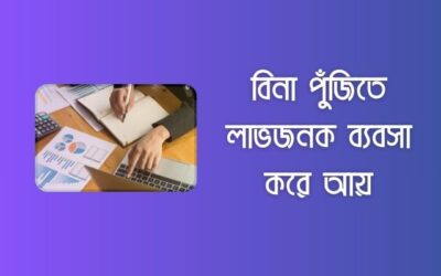 সেরা ১০টি বিনা পুঁজিতে লাভজনক ব্যবসা করে টাকা ইনকাম