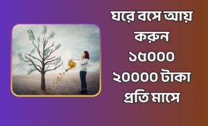 ঘরে বসে আয় করুন ১৫০০০ ২০০০০ টাকা প্রতি মাসে