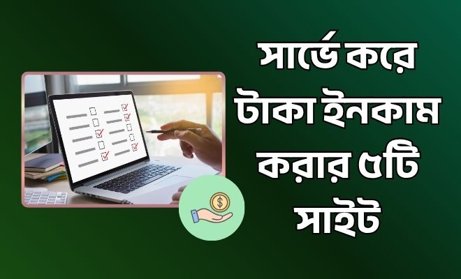 সার্ভে করে টাকা ইনকাম