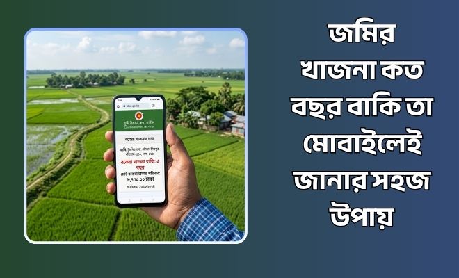 জমির খাজনা কত বছর বাকি
