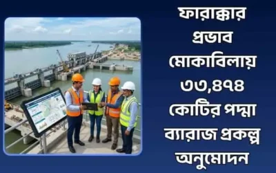 ফারাক্কার প্রভাব মোকাবিলায় ৩৩,৪৭৪ কোটির পদ্মা ব্যারাজ প্রকল্প অনুমোদন